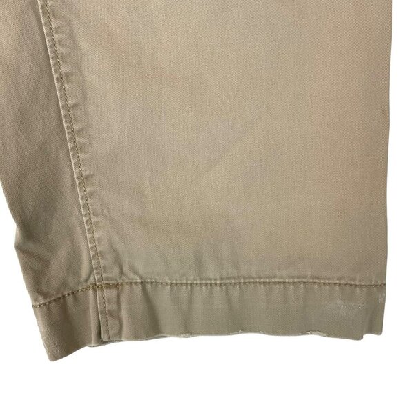 GAP Khakis Womens Sz 6 Regular Beige Distressed Cotton Casual Straight Leg Pants - Picture 8 of 9